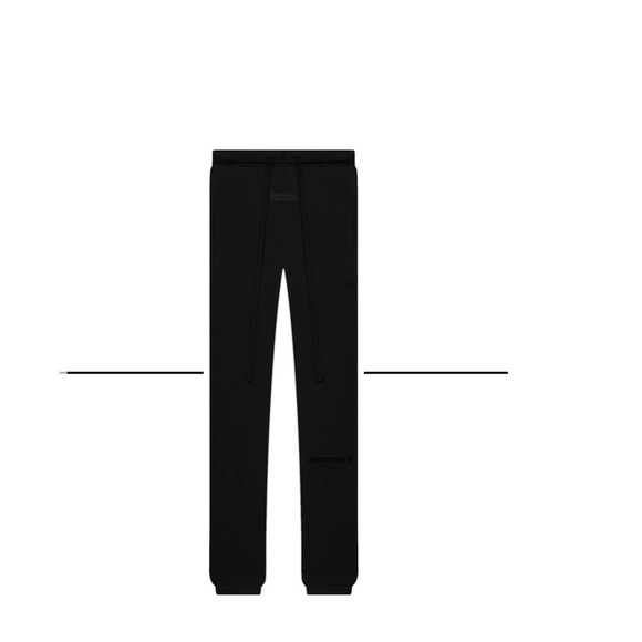Essentials Jet Black Sweatpants